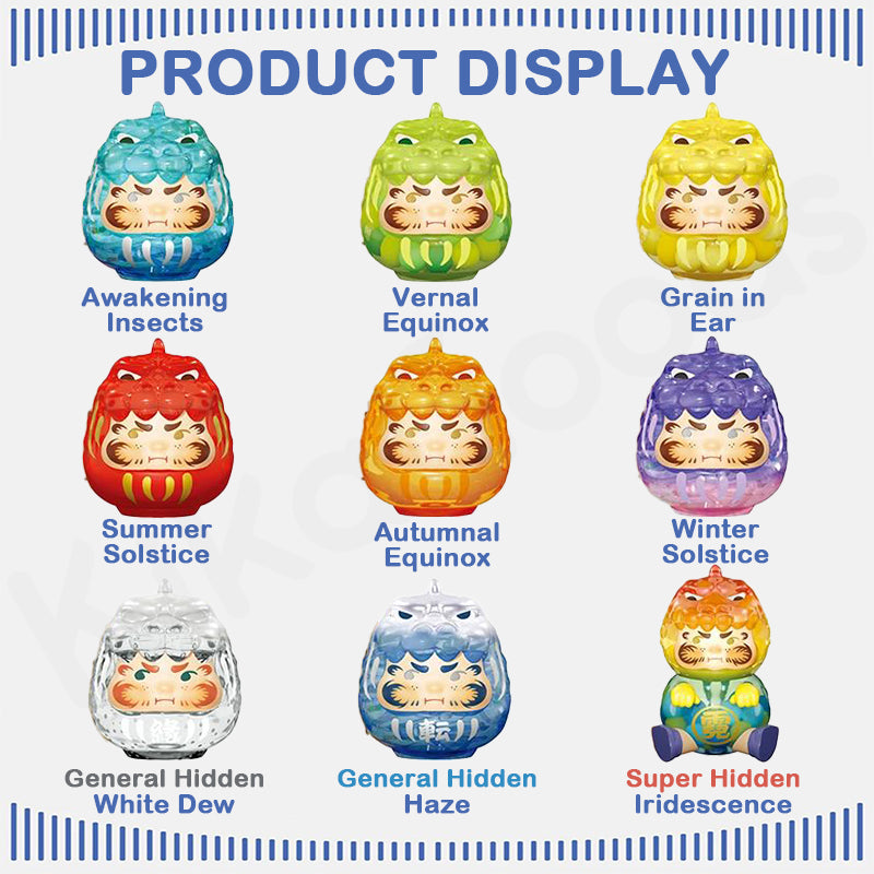 PP X MONSTER Rainbow Daruma Series Blind Box – KikaGoods Wholesale