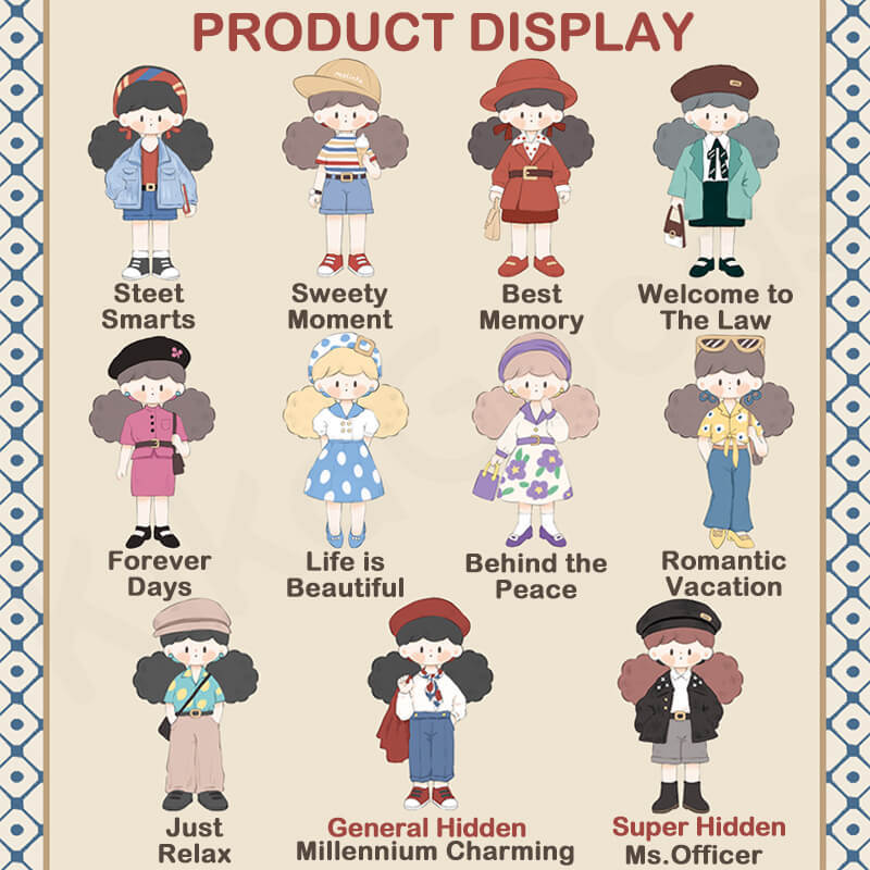 Molinta Retro Girls Series Blind Box