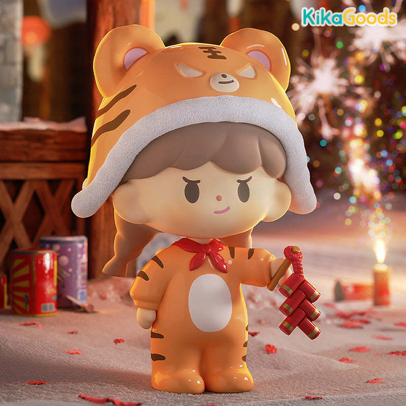 zZoton New Year In Apple Village Series Blind Box