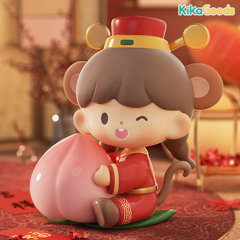 zZoton New Year In Apple Village Series Blind Box