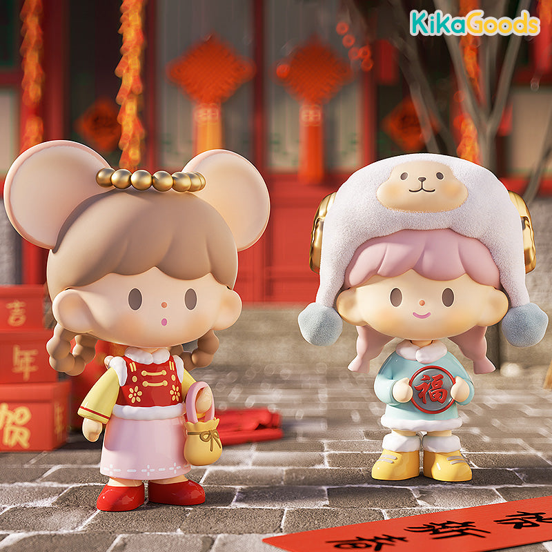 zZoton New Year In Apple Village Series Blind Box
