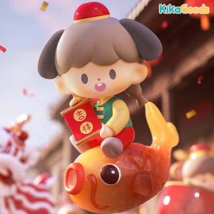 zZoton New Year In Apple Village Series Blind Box