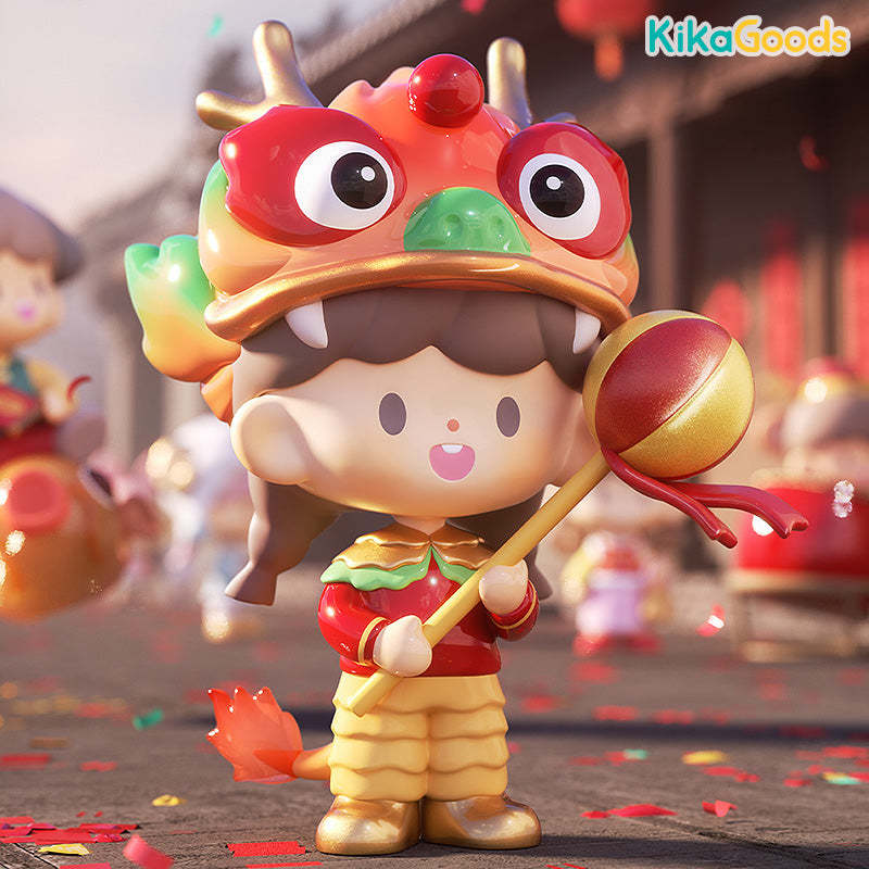 zZoton New Year In Apple Village Series Blind Box