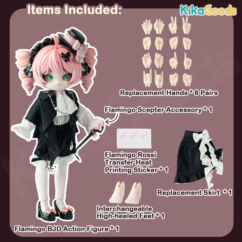 Minty Series Flamingo Rossi Limited Action Figure – KikaGoods