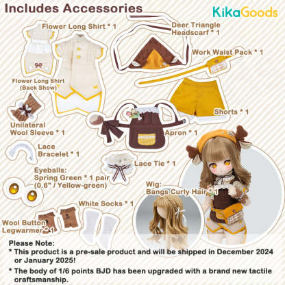TinyFox 'Tilly' 1/6 Points Angel Body Action Figure【Shipped in