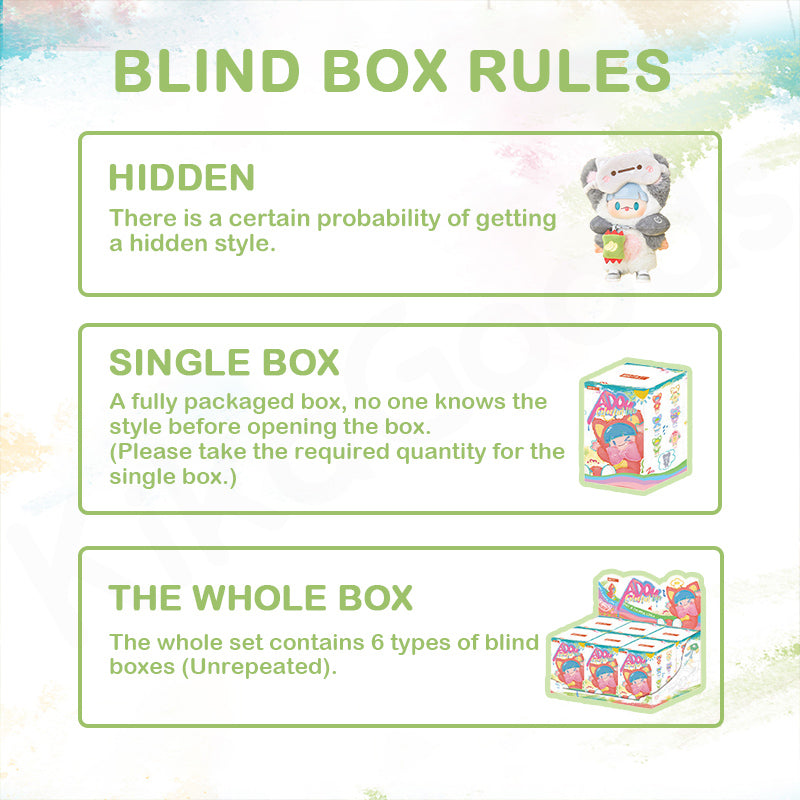Adou's Colorful Life Series Plush Blind Box
