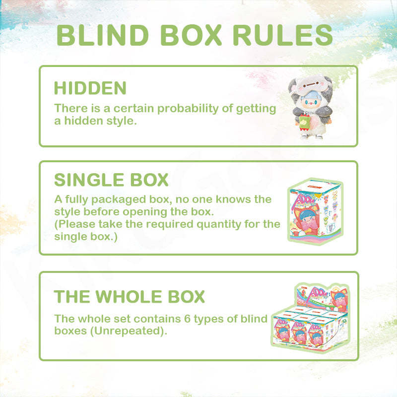 Adou's Colorful Life Series Plush Blind Box