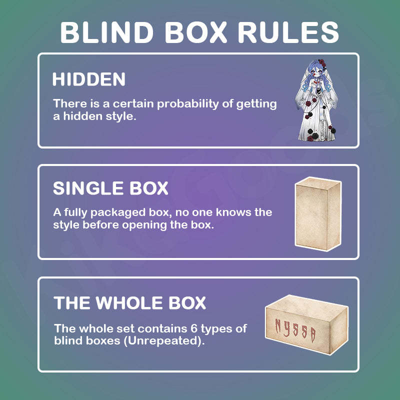 Nyssa Strange Nightmare Series 1/12 Action Figure BJD Blind Box【Shipped in Jun./Jul. 2025】