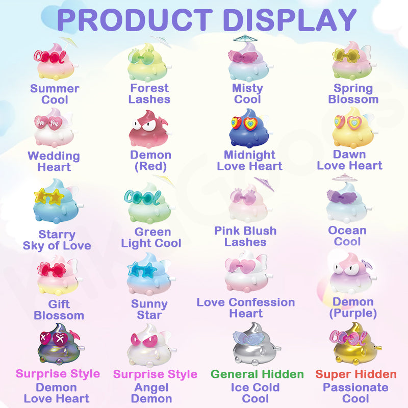 Emmmkun Swing Together Clockwork Movable Toy Series Blind Box