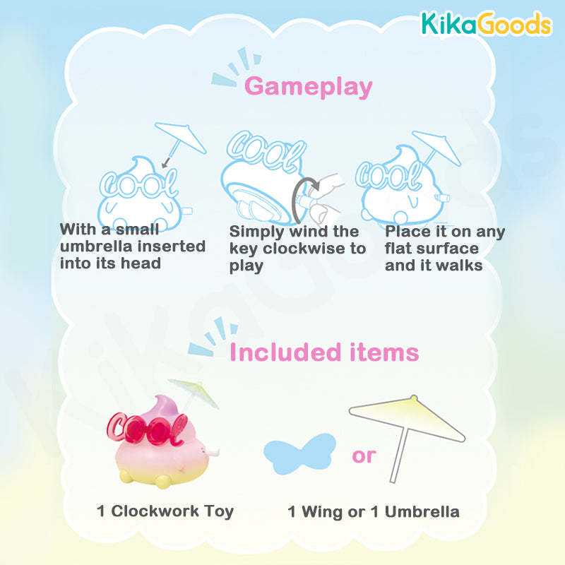 Emmmkun Swing Together Clockwork Movable Toy Series Blind Box