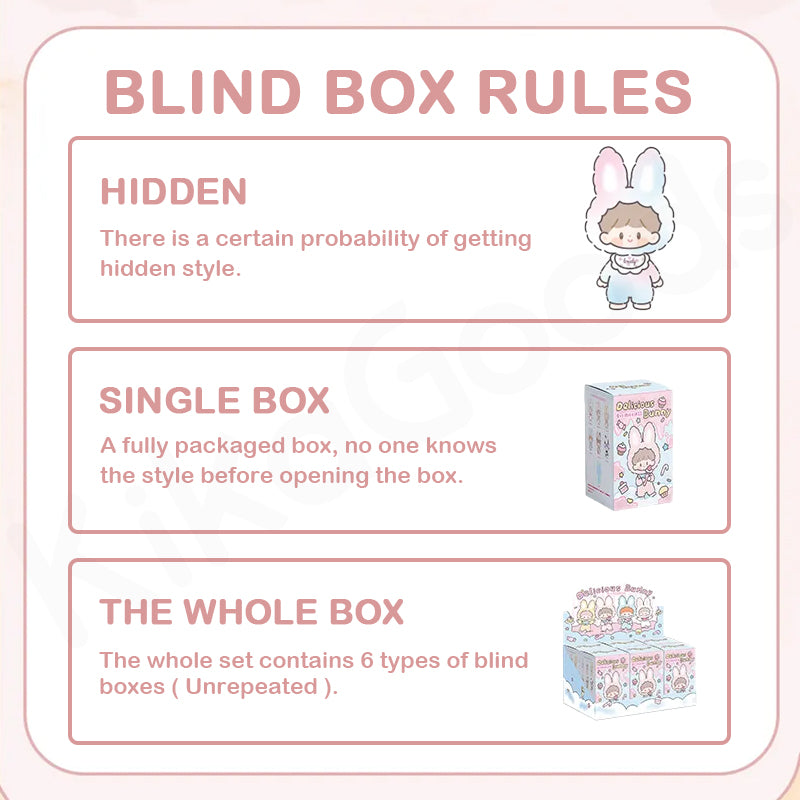zZoton Delicious Bunny Series Plush Blind Box