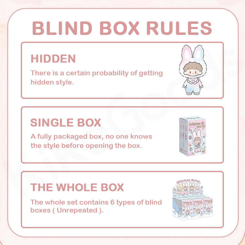 zZoton Delicious Bunny Series Plush Blind Box