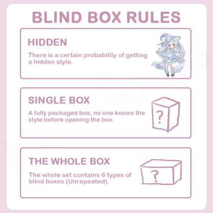 Moon Jumping Time Bunny Series 1/12 Action Figure BJD Blind Box