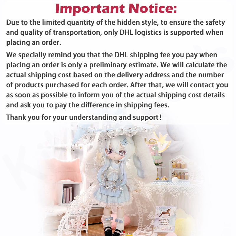 Moon Jumping Time Bunny Series 1/12 Action Figure BJD Blind Box