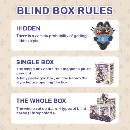 Nobeko Magical Azukisan - Magnetic Plush Pendant Series Blind Box