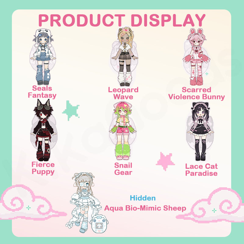 Electronic Pet Game World Series 1/12 BJD Blind Box【Shipped in Feb.~Apr. 2025】