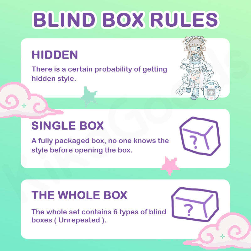 Electronic Pet Game World Series 1/12 BJD Blind Box【Shipped in Feb.~Apr. 2025】
