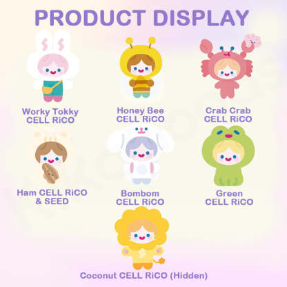 CELL RiCO Happy Fluffy Series Plush Blind Box