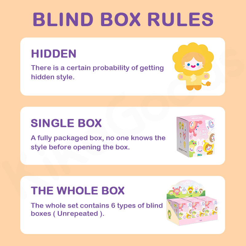 CELL RiCO Happy Fluffy Series Plush Blind Box