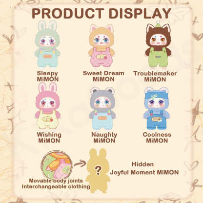 Kimmon I'm MiMON Series Plush Blind Box