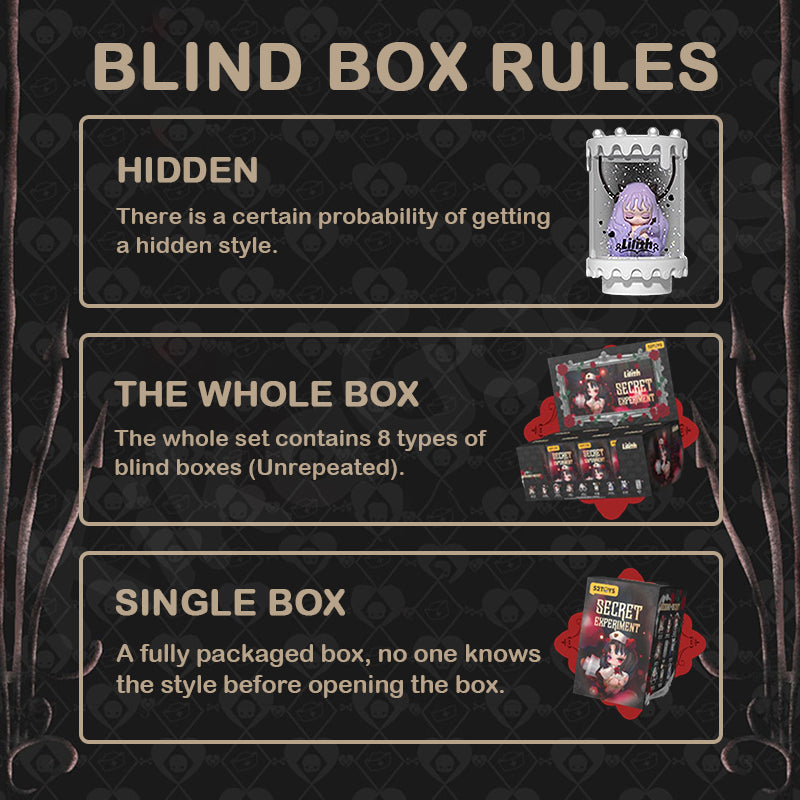 Lilith Secret Experiment Series Blind Box – KikaGoods Wholesale