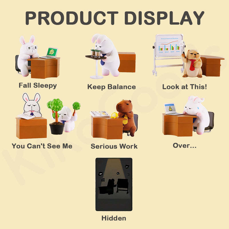 Monday Bruce Season 6 A Meeting Where I Just Want To Slack Off Series Blind Box