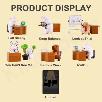 Monday Bruce Season 6 A Meeting Where I Just Want To Slack Off Series Blind Box