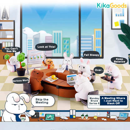 Monday Bruce Season 6 A Meeting Where I Just Want To Slack Off Series Blind Box