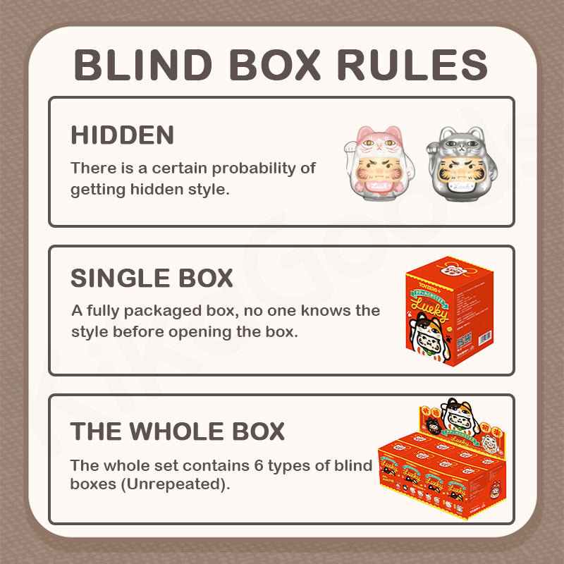 PP X MONSTER Lucky Kitten Daruma Series Blind Box – KikaGoods