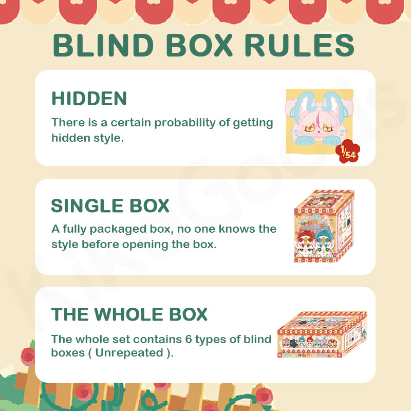 Fabulous Beasts Atretch Oneself Series Plush Blind Box【Shipped in Jan./Feb. 2025】