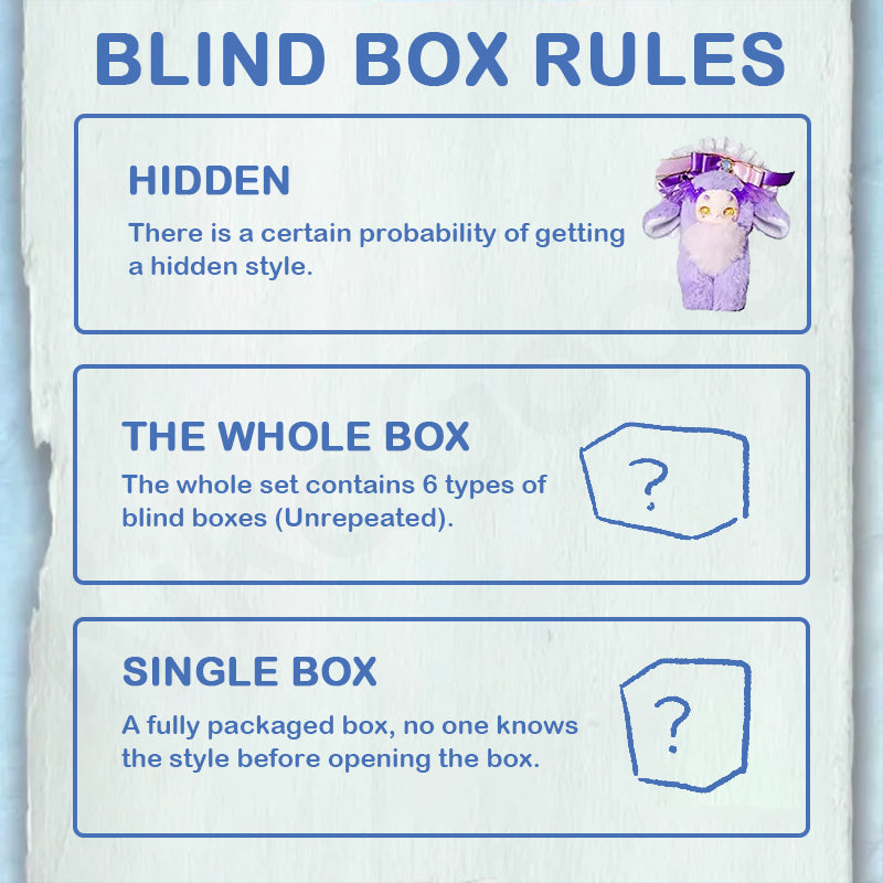 Tutulong Third Generation Fantasy Biology Colorful Crystal Series Plush Blind Box