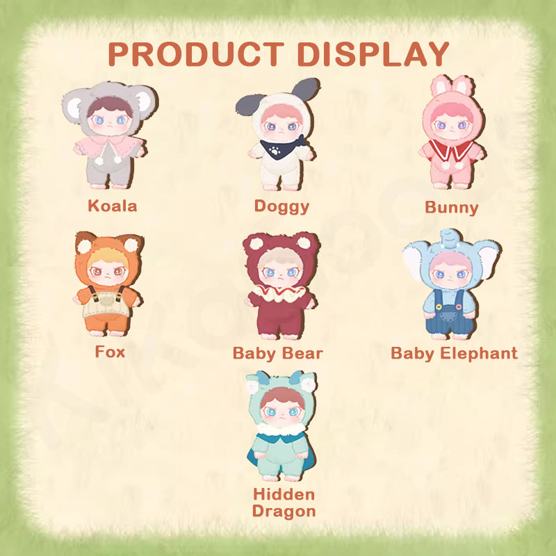 DORA Fuzzy Animal Institute Series Vinyl Plush Blind Box