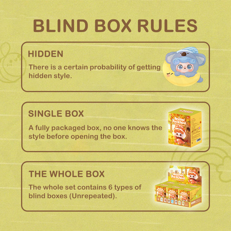 Q kids animal preschool ぬいぐるみ Q KID Animal Preschool Series Plush Dolls, Blind Box – WHOOPEA