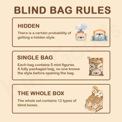 Toast Puppie Mini Blind Bag