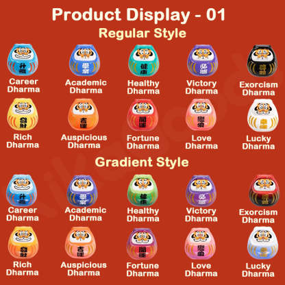 Alexander Panghu Fat Tiger Pray Dharma Cute Bean Series Blind Box