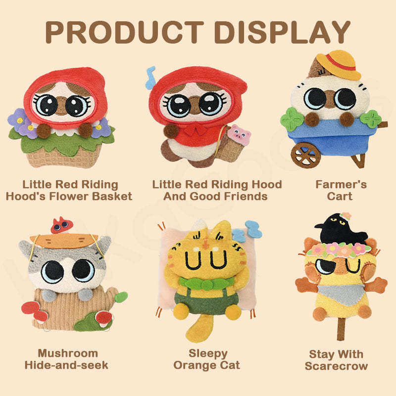 Nobeko Azukisan's Valley Series Plush Brooches Blind Box