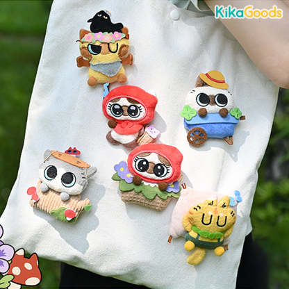 Nobeko Azukisan's Valley Series Plush Brooches Blind Box