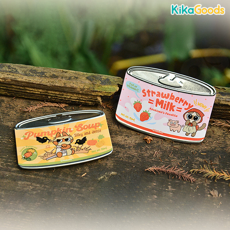 ノベルティ　色々詰め合わせ　ピョンちゃんBOX Nobeko Azukisan's Valley Series Canned Cat Badge Blind Box – KIKAGoods