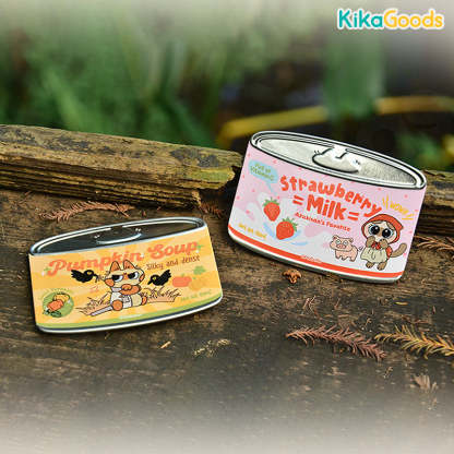 Nobeko Azukisan's Valley Series Canned Cat Badge Blind Box