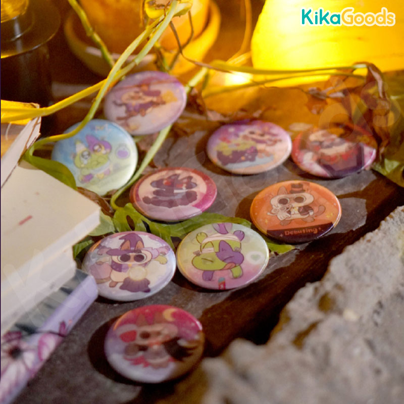 Nobeko Magical Azukisan Series Grating Badge Blind Box – KikaGoods