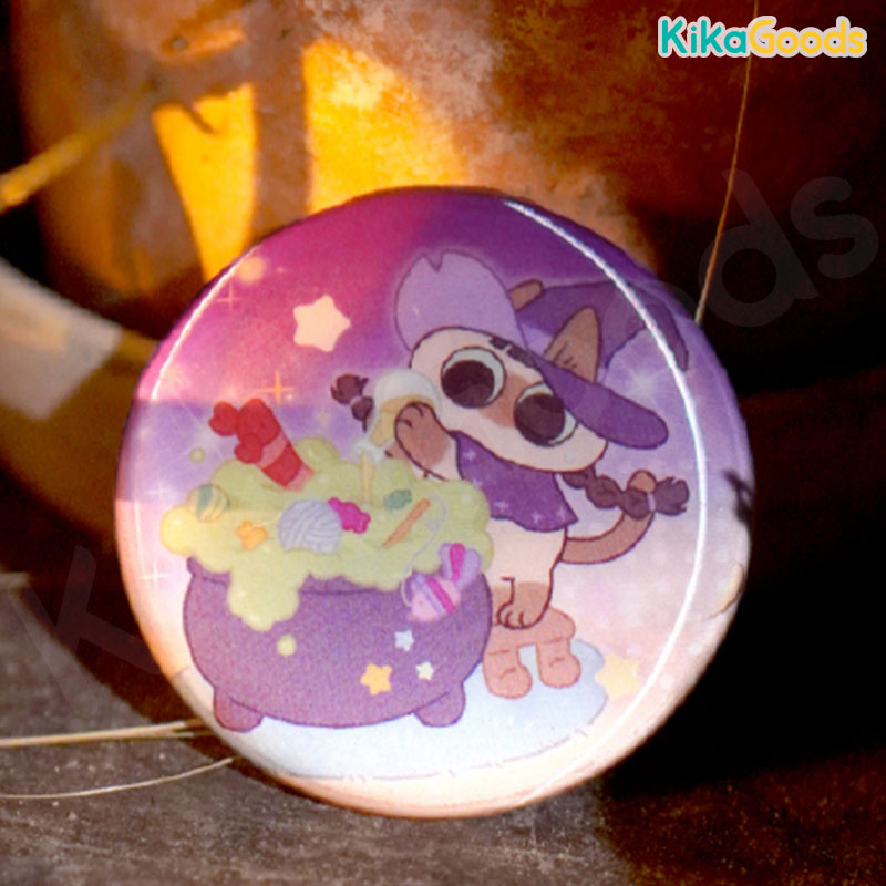 Nobeko Magical Azukisan Series Grating Badge Blind Box – KikaGoods