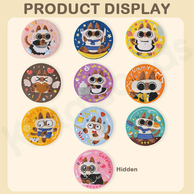 Nobeko Azukisan Cafeteria Ver.2 Embroidered Badge Series Blind Bag