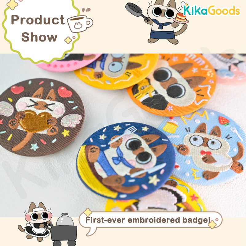 Nobeko Azukisan Cafeteria Ver.2 Embroidered Badge Series Blind Bag