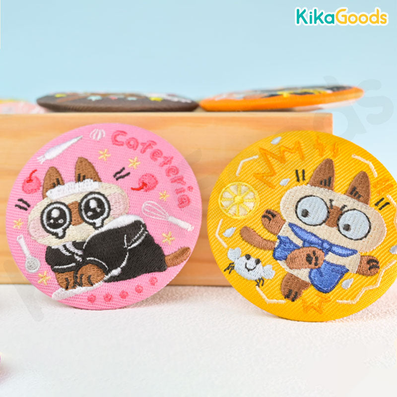 Nobeko Azukisan Cafeteria Ver.2 Embroidered Badge Series Blind Bag