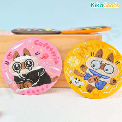 Nobeko Azukisan Cafeteria Ver.2 Embroidered Badge Series Blind Bag