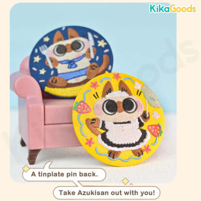 Nobeko Azukisan Cafeteria Ver.2 Embroidered Badge Series Blind Bag