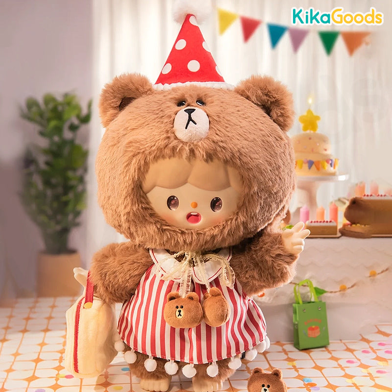 zZoton Party Brown zZoton Series Vinyl Plush Limited Figure