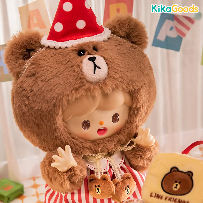 zZoton Party Brown zZoton Series Vinyl Plush Limited Figure