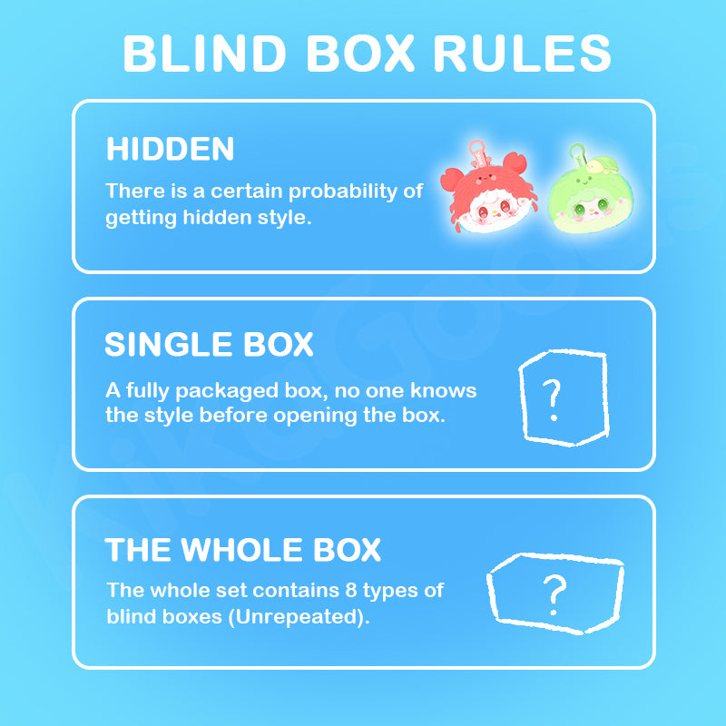 Yooki Ocean Baby Series Plush Blind Box