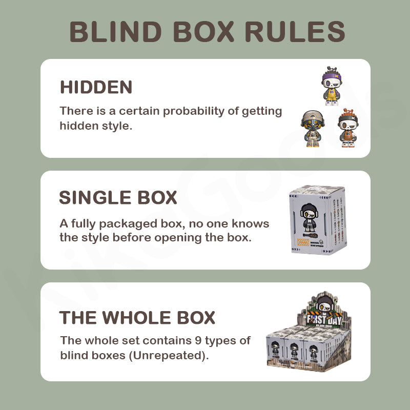 MR.BONE Junior First Day Series Blind Box – KikaGoods Wholesale